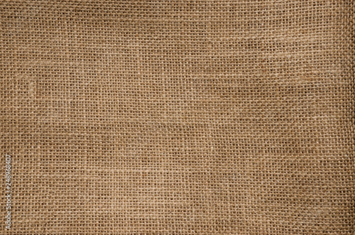 Old, historic sack fabric texture background. 