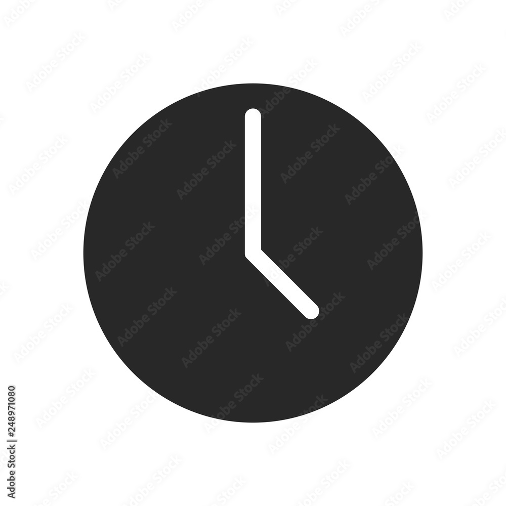 Time icon vector. Clock sign Time icon vector. Clock sign