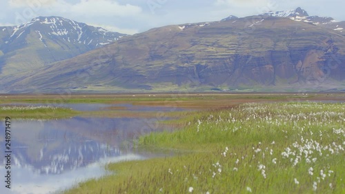 Scenic footage from Hoffell, Iceland. photo