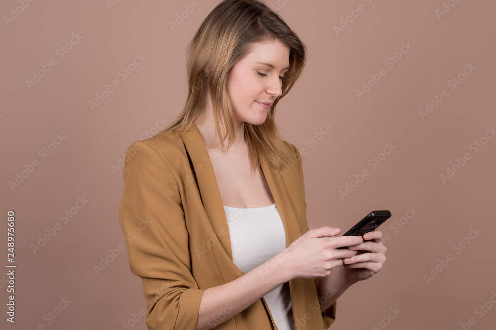 a successful business girl in a office a successful business girl in a office