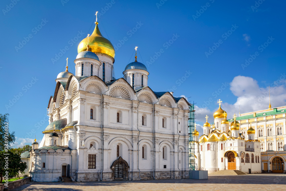 Archangel and Annunciation Cathedrals in Moscow Kremlin