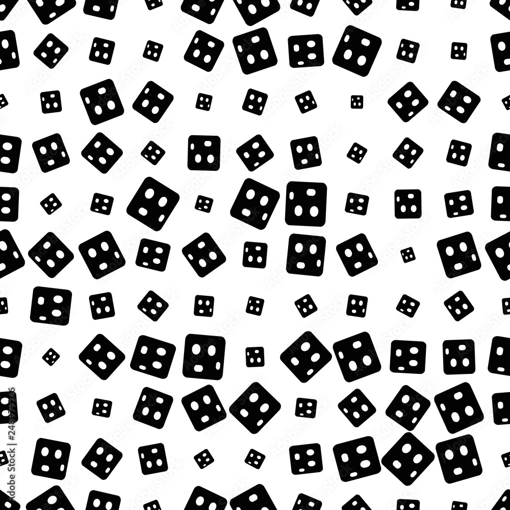 Black and white seamless pattern with grunge halftone dots, squares. Dotted texture, background. Polka dot infinity. Abstract geometrical pattern of round shape.Screen print. Vector illustration. Black and white seamless pattern with grunge halftone dots, squares. Dotted texture, background. Polka dot infinity. Abstract geometrical pattern of round shape.Screen print. Vector illustration.