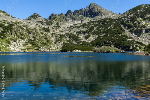 Summer Landscape with Valyavitsa Lakes and Dzhangal peak, Pirin Mountain, Bulgaria © Stoyan Haytov