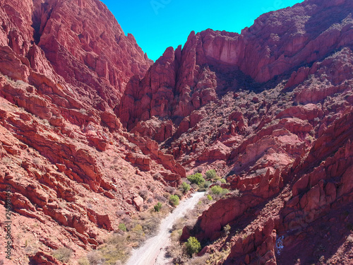 Aerial view of the Elf's Canyon at Tupiza, Bolivia photo