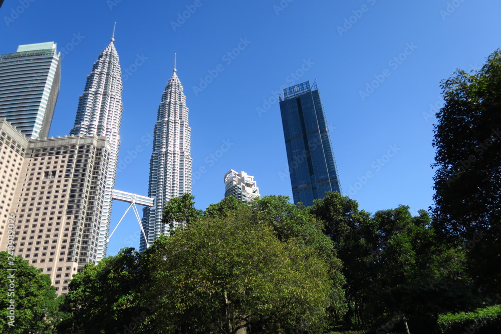 Naklejka premium Kuala lumpur vue générale 