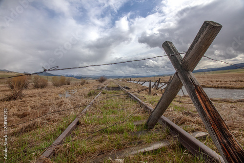 wooden fence