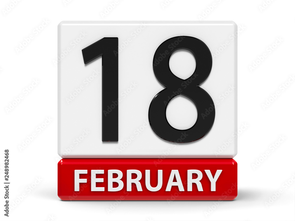 Cubes calendar 18th February Cubes calendar 18th February