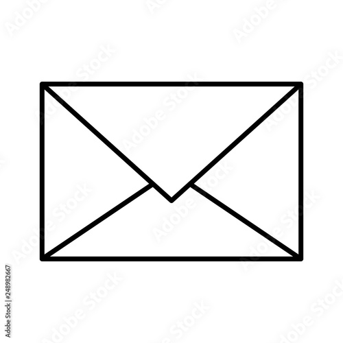 envelope mail isolated icon