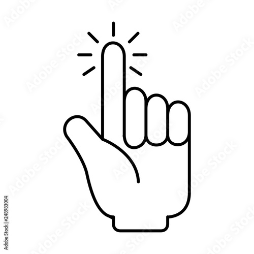 hand mouse cursor icon