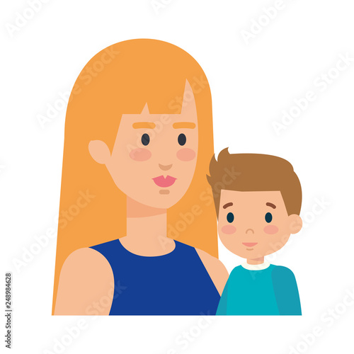 mother with son characters