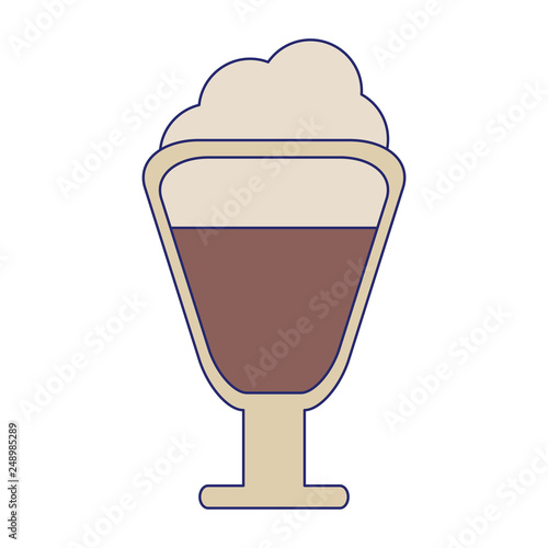 Coffee capuccino cup symbol