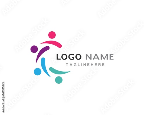 community care Logo template