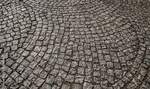 old stone pavement closeup texture background