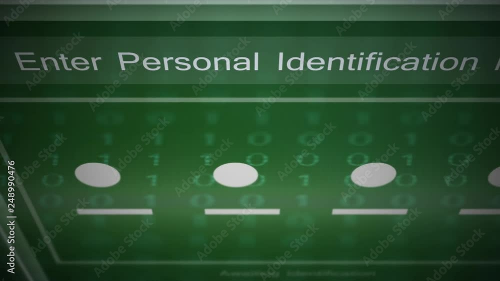 Security Authorization Panel series - PIN number Security Authorization Panel series - PIN number