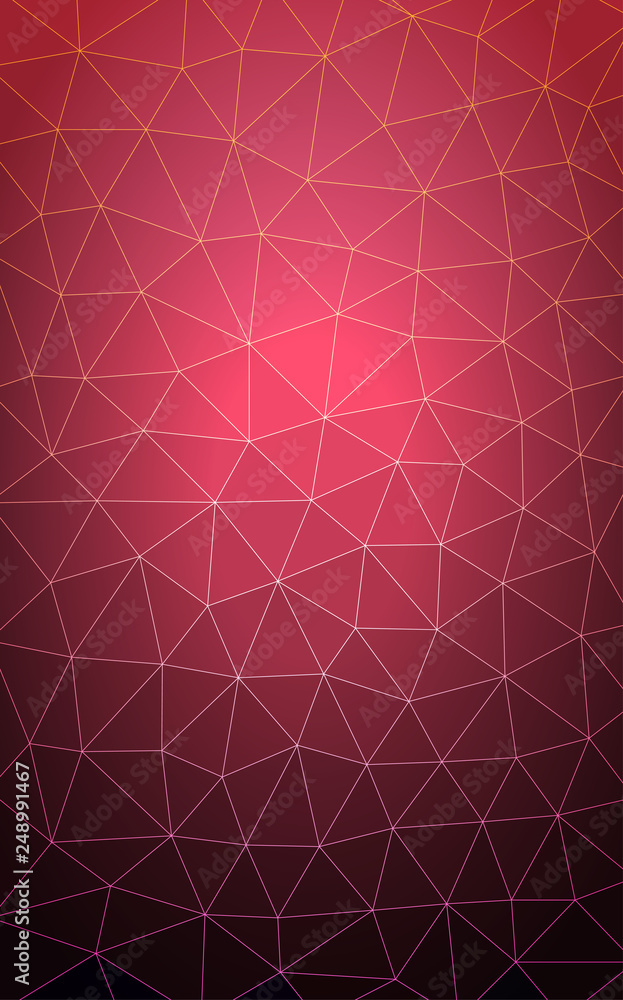 Red background with abstract geometric pattern. Red background with abstract geometric pattern.