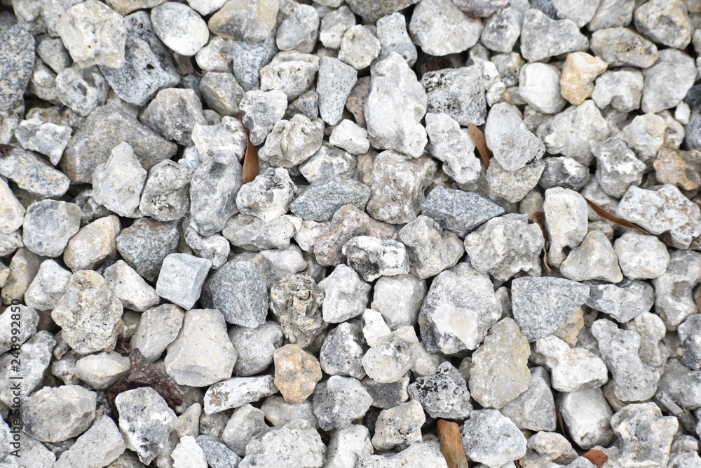 Texture of white stones Texture of white stones