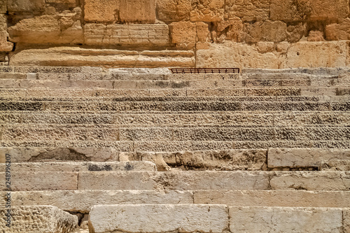 Wallpaper Mural Stairs leading up to entrance of the Temple Mount, possibly where Jesus entered the Temple in Jerusalem Torontodigital.ca