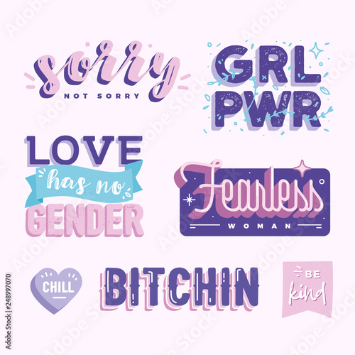 Women empowerment labels