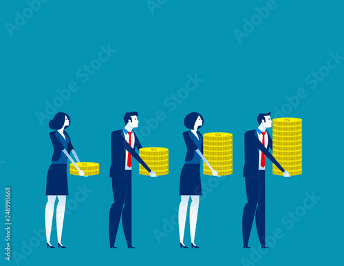 investor and profit. Concept buisness vector illustration, Investment, Financial, Growth