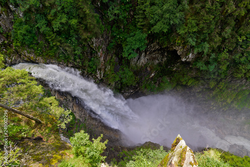 waterfall sulzbachfall, salzburg, austria photo