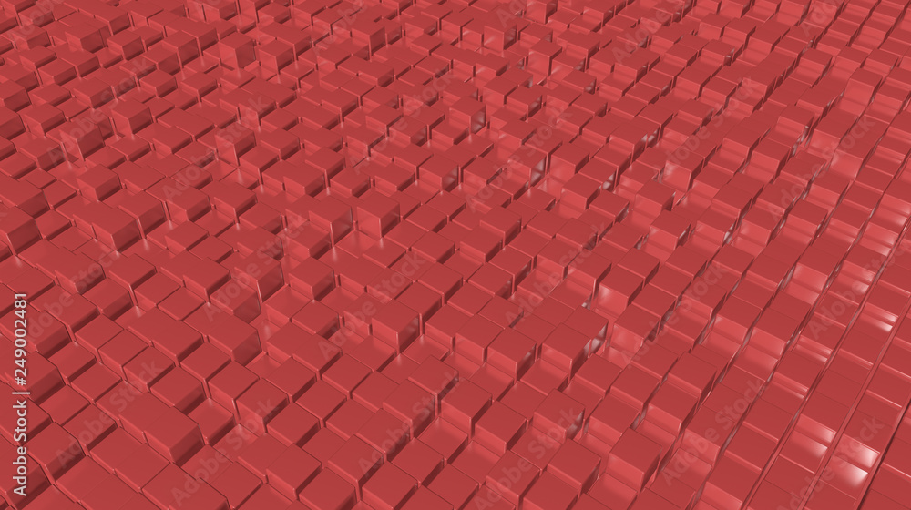 3D Abstract blocks background. 3D Abstract blocks background.