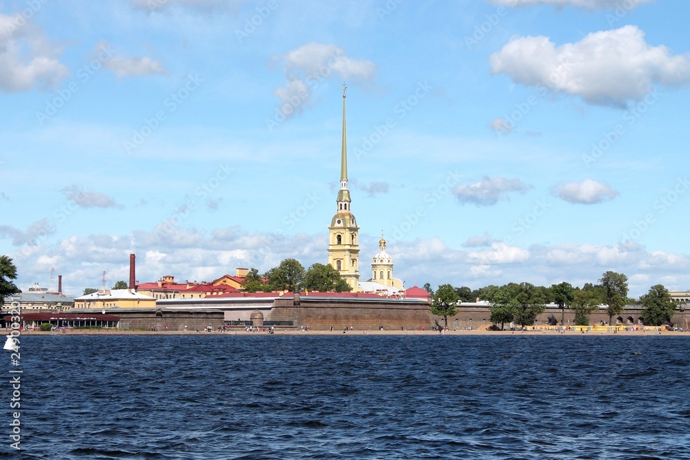 Obraz premium Peter and Paul Fortress - the outpost of St. Petersburg.