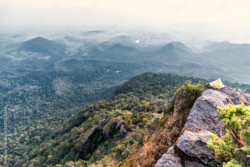 Sukhothai mountain in Thailand