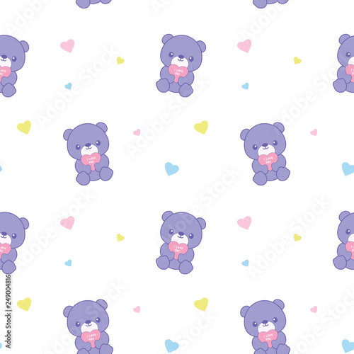 Teddy Bear I Love You Seamless Repeat Pattern For Baby Get Well Or Any Love In Teddy Bear I Love You Seamless Repeat Pattern For Baby Get Well Or Any Love In