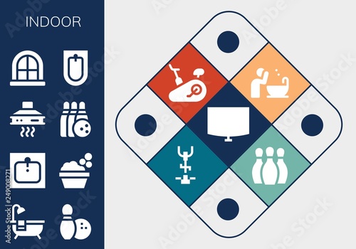 indoor icon set