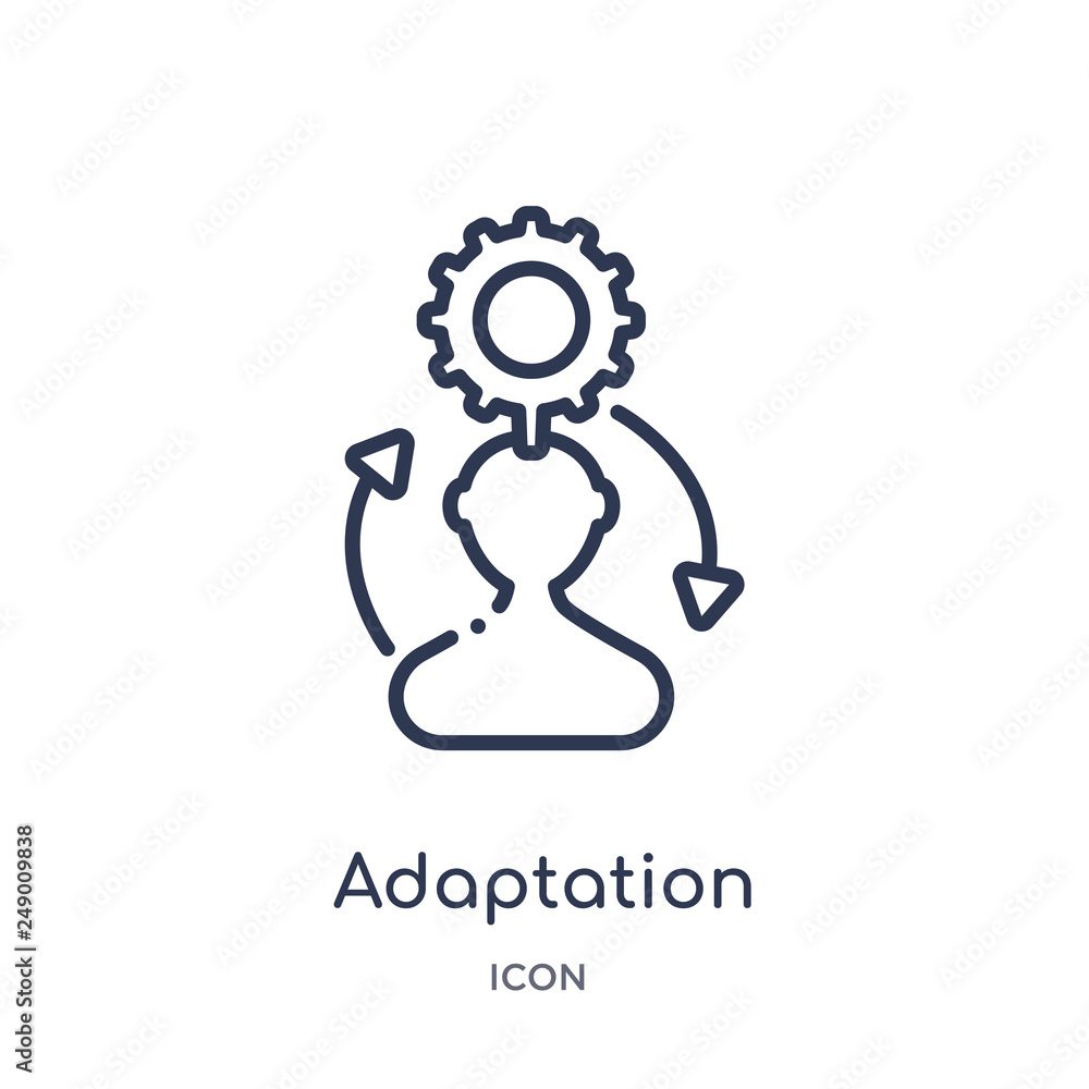 Adaptation Icon From Startup Outline Collection Thin Line Adaptation