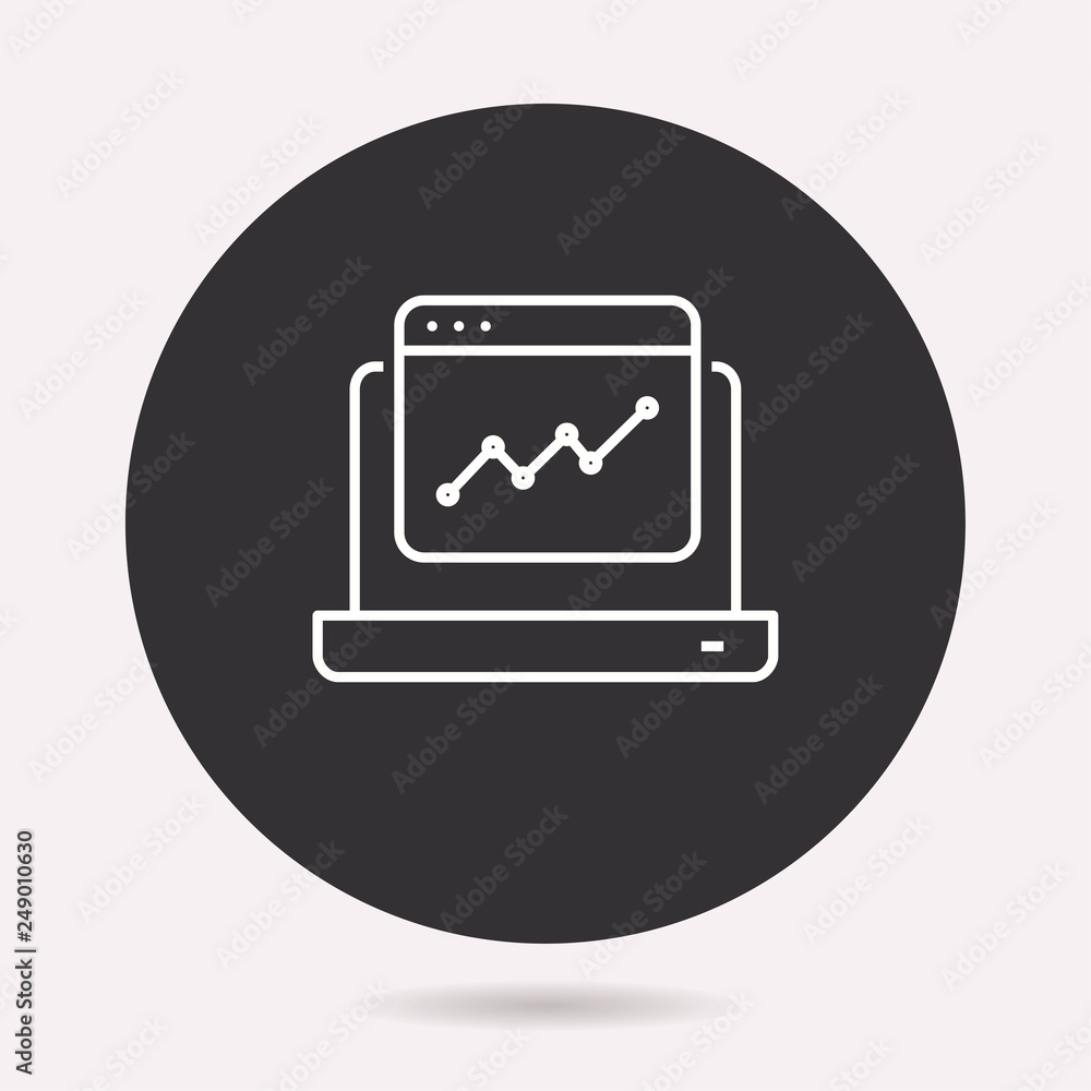 Data analysis - vector icon. Illustration isolated. Simple pictogram. Data analysis - vector icon. Illustration isolated. Simple pictogram.