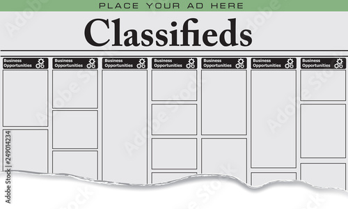 Newspaper classifieds business opportunities