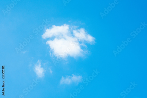 Bright sky with little clouds