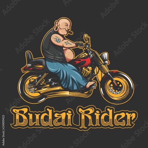 budai rider amazing design for your company or brand
