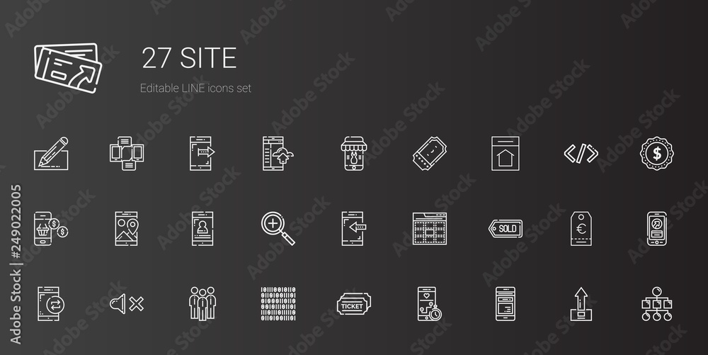 site icons set site icons set