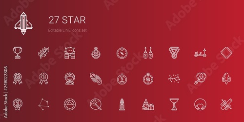 star icons set