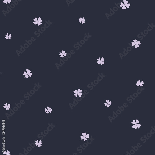Vector Forget Me Not Meadow seamless pattern background. Perfect for fabric, scrapbooking and wallpaper projects.
