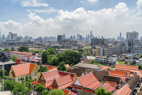 Wonderful cityscape in Bangkok, Thailand. Bangkok skyline
