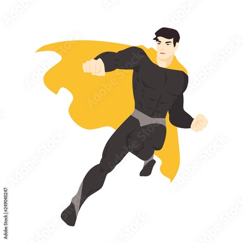 Fantastic superhero flying