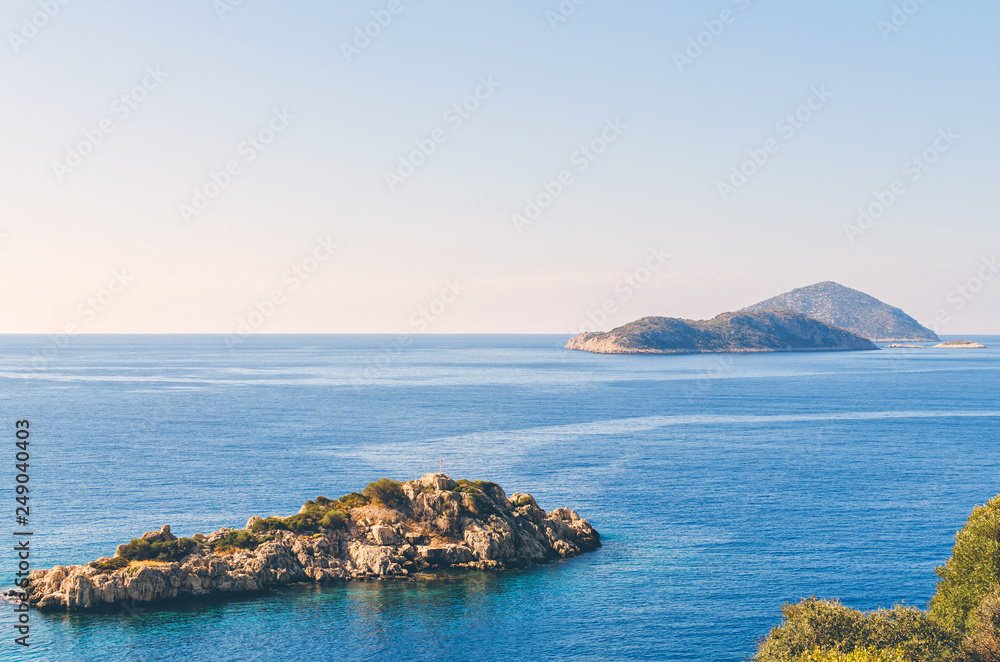 Fototapeta premium Inonu Bay, Kas, Antalya, Turkey