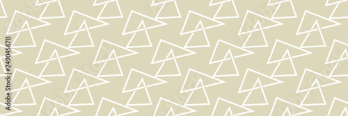 Geometric seamless pattern. White and olive green background