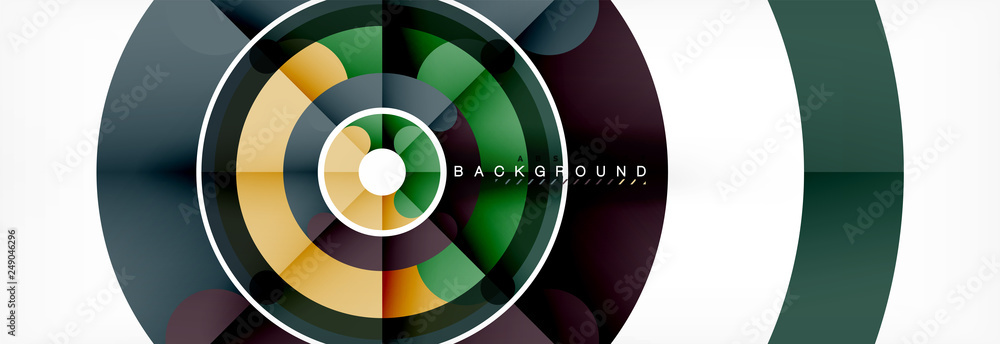 Line design circles abstract background Line design circles abstract background