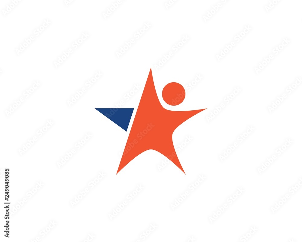 Obraz premium Star Logo Template