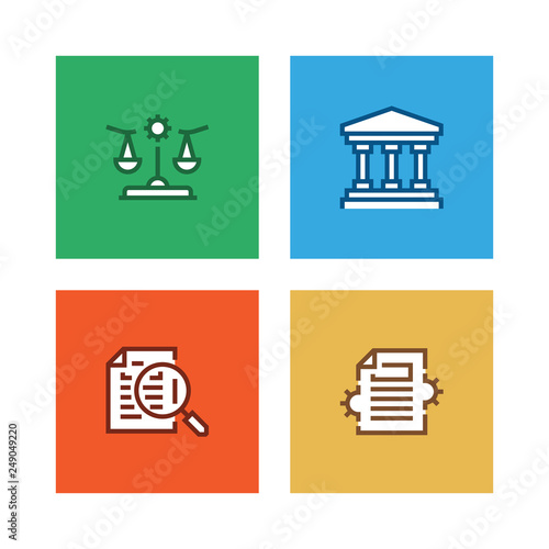 COMPLIANCE LINE ICON SET
