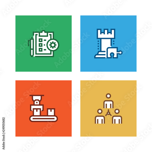 PRODUCT MANAGEMENT LINE ICON SET