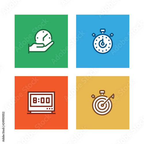 TIME LINE ICON SET