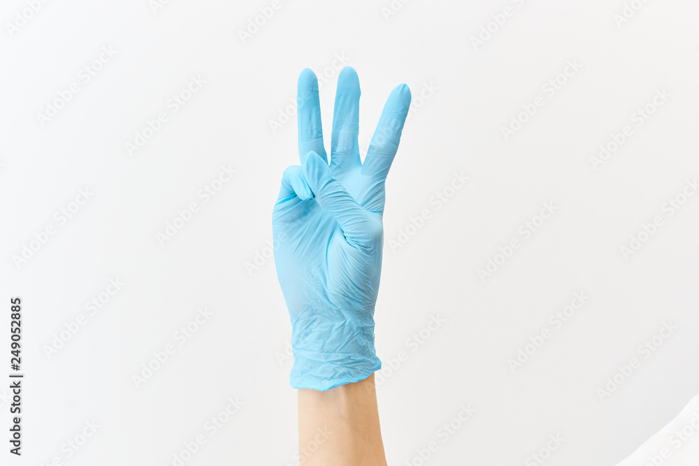 Doctor hand gloves Doctor hand gloves