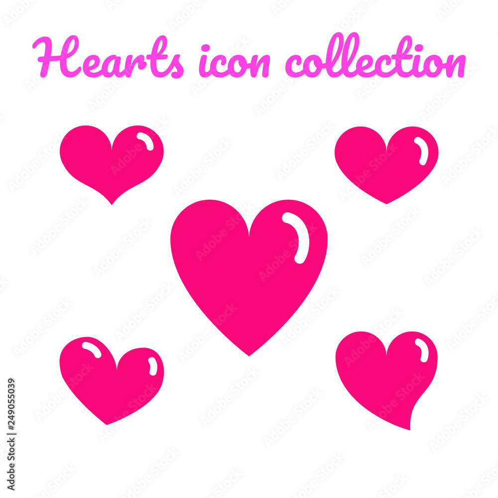 Decorazione vettoriale cuore elemento astratto icona design colore amore festa amicizia collezione illustrazione poster segno simbolo invito