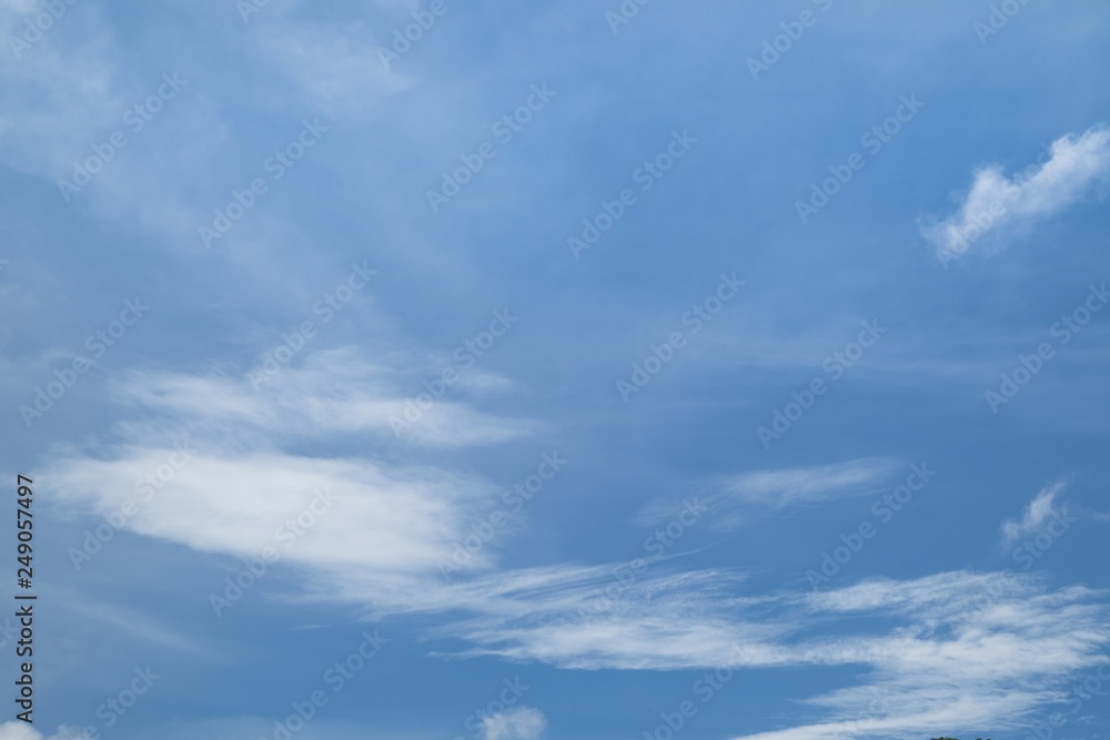 blue sky with cloud for add text