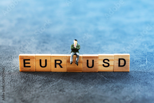 Business investment concept picture - EURUSD photo